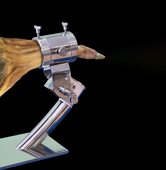 Jamonero mecánico de mesa