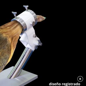 Jamonero mecánico de mesa blanco